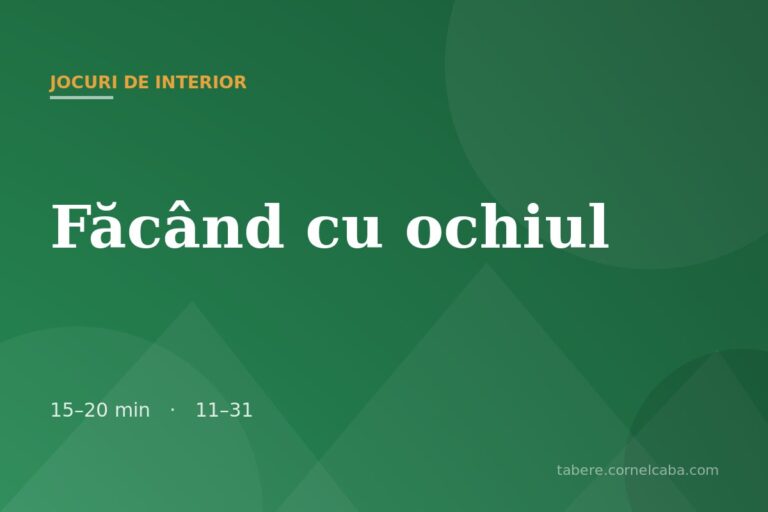 Ilustrație pentru jocul Făcând cu ochiul