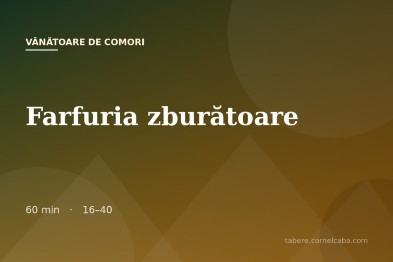 Ilustrație pentru jocul Farfuria zburătoare