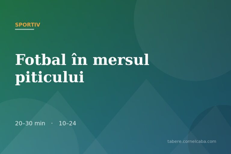 Ilustrație pentru jocul Fotbal în mersul piticului