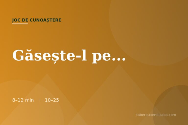 Ilustrație pentru jocul Găsește-l pe…