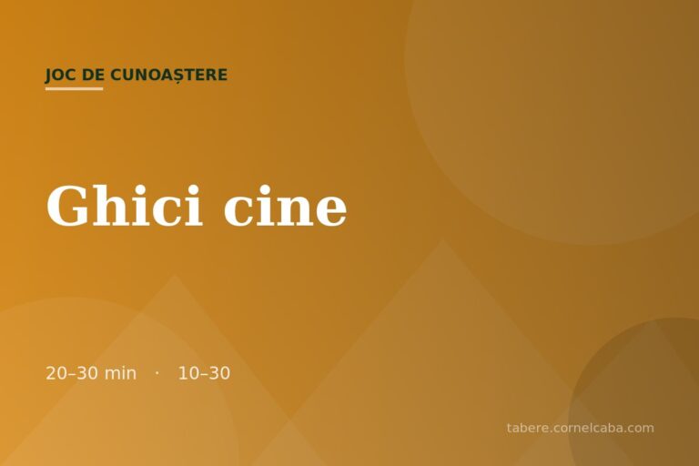 Ilustrație pentru jocul Ghici cine