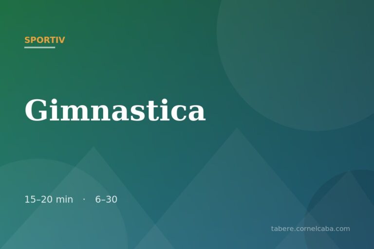 Ilustrație pentru jocul Gimnastica