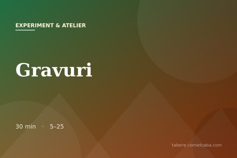 Ilustrație pentru jocul Gravuri