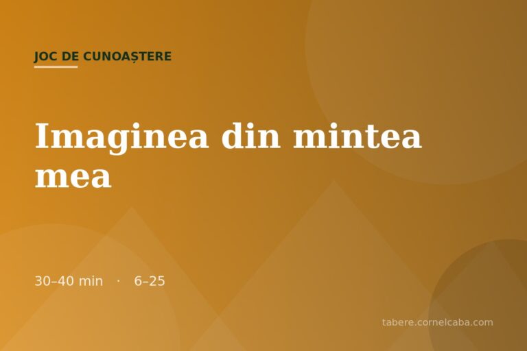Ilustrație pentru jocul Imaginea din mintea mea