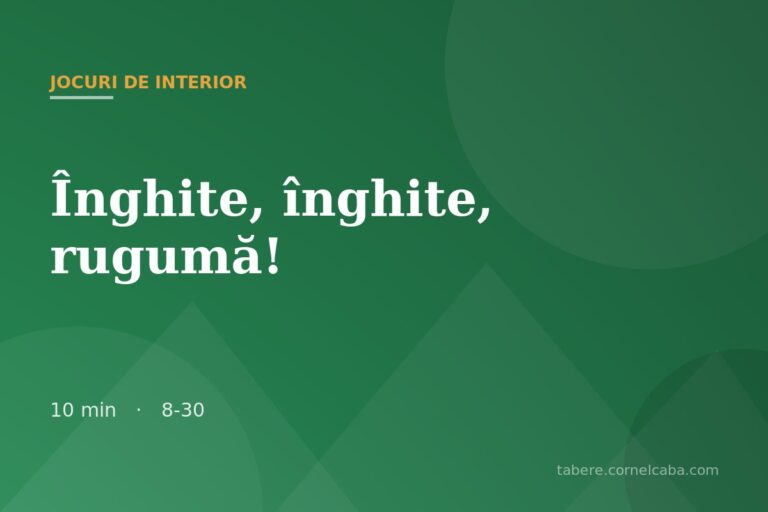 Ilustrație pentru jocul Înghite, înghite, rugumă!