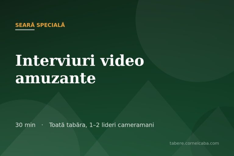 Ilustrație pentru jocul Interviuri video amuzante