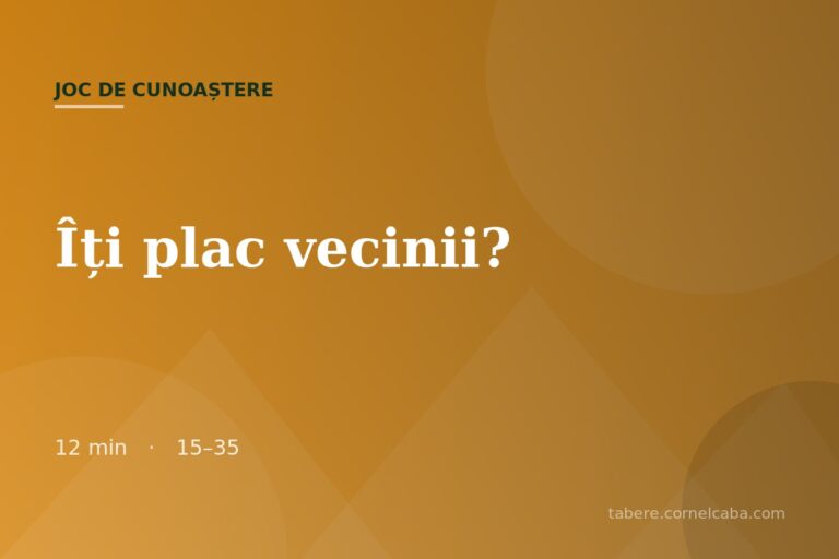 Ilustrație pentru jocul Îți plac vecinii?