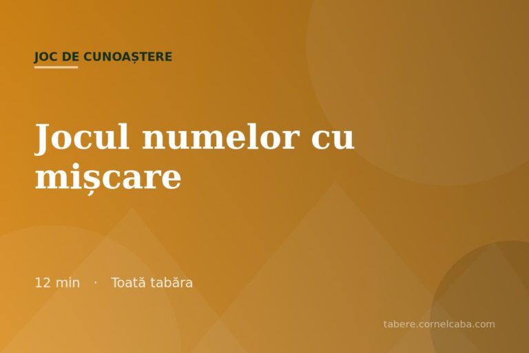 Ilustrație pentru jocul Jocul numelor cu mișcare