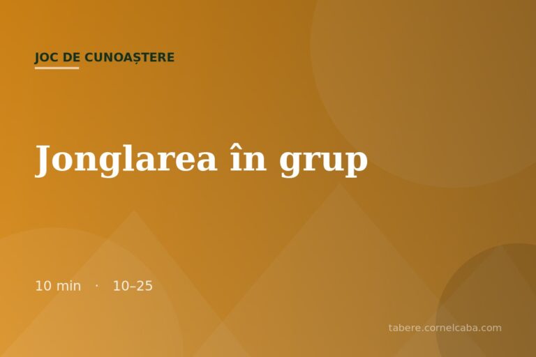 Ilustrație pentru jocul Jonglarea în grup
