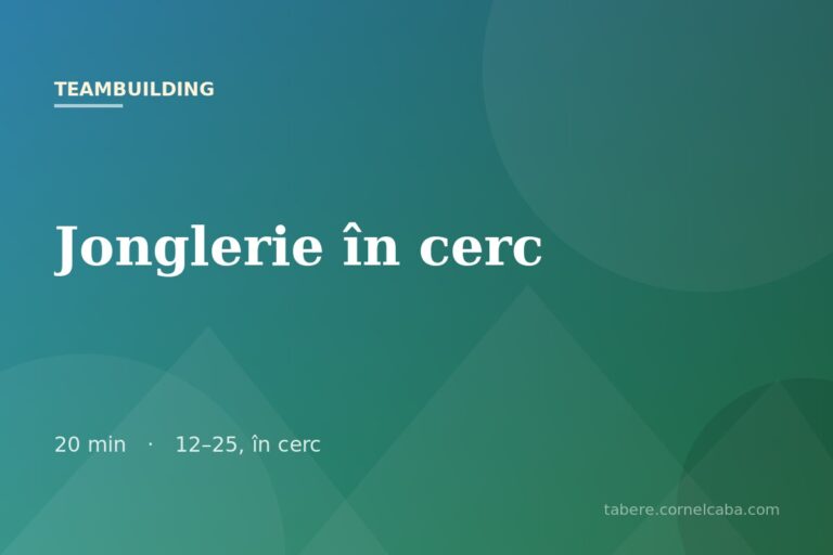 Ilustrație pentru jocul Jonglerie în cerc