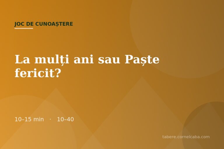 Ilustrație pentru jocul La mulți ani sau Paște fericit?