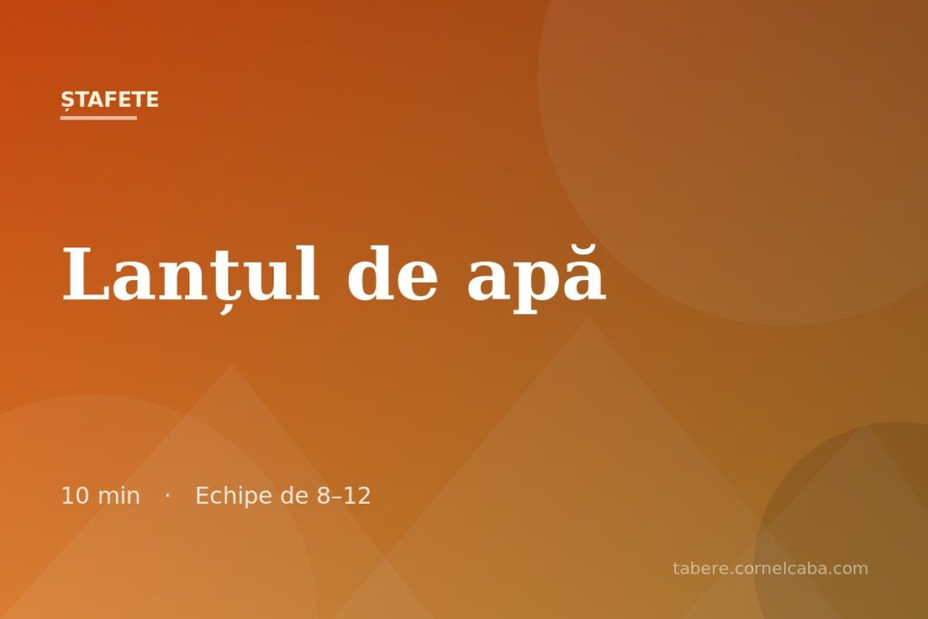 Ilustrație pentru jocul Lanțul de apă