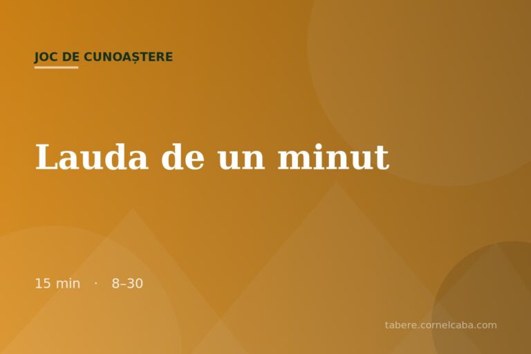 Ilustrație pentru jocul Lauda de un minut