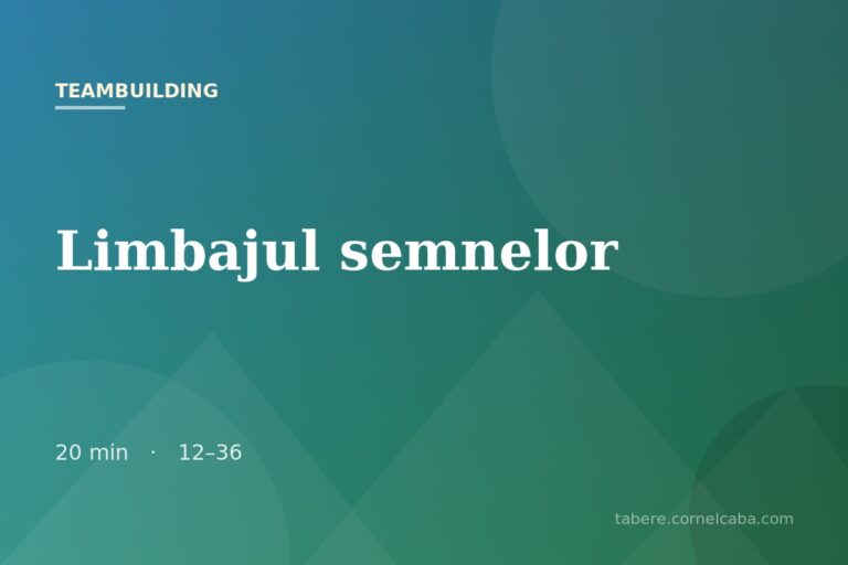 Ilustrație pentru jocul Limbajul semnelor