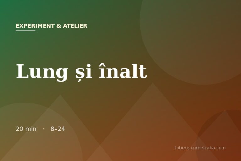 Ilustrație pentru jocul Lung și înalt