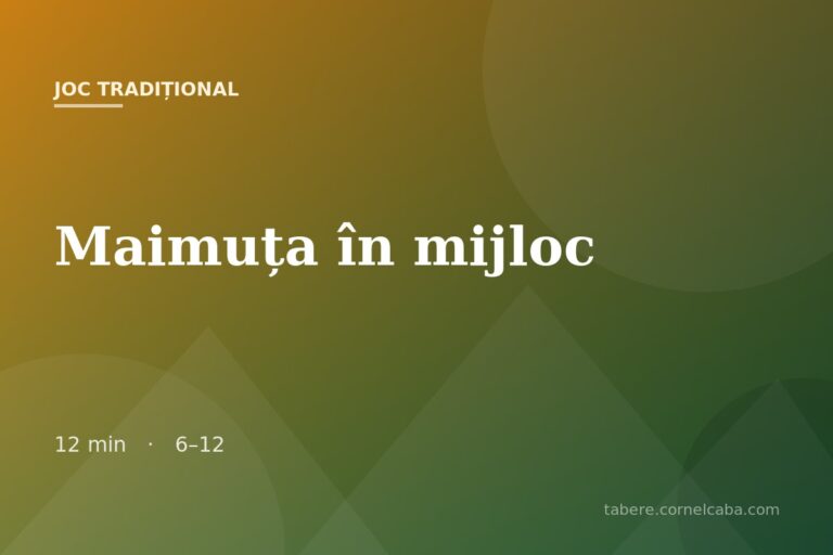 Ilustrație pentru jocul Maimuța în mijloc