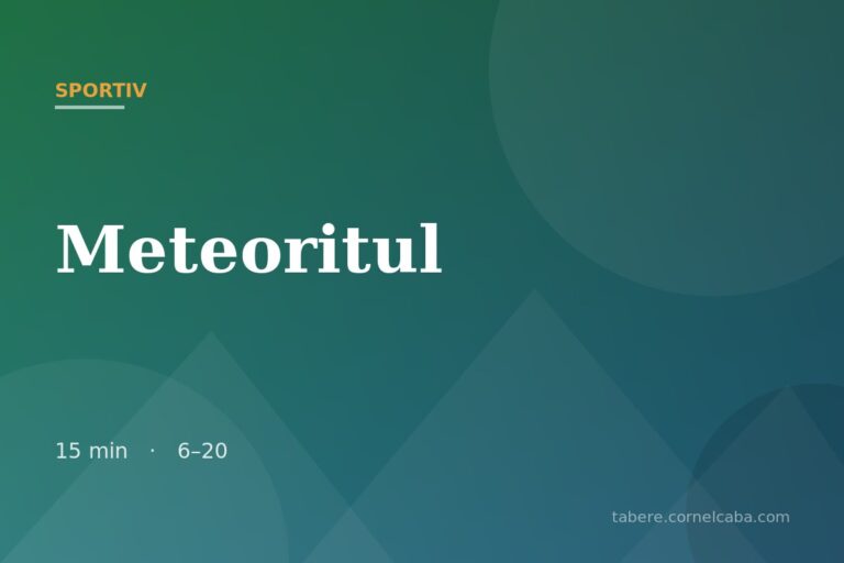 Ilustrație pentru jocul Meteoritul