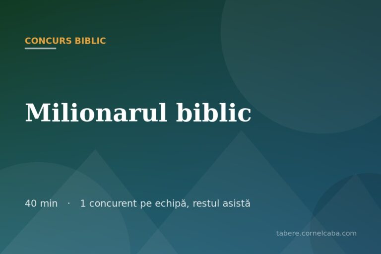 Ilustrație pentru jocul Milionarul biblic