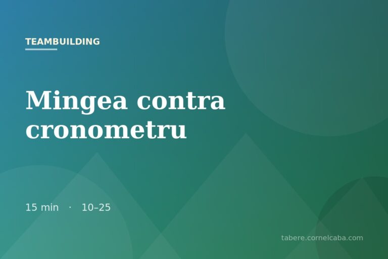 Ilustrație pentru jocul Mingea contra cronometru