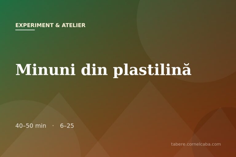 Ilustrație pentru jocul Minuni din plastilină
