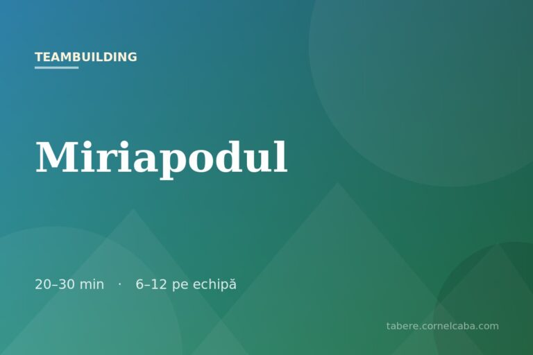 Ilustrație pentru jocul Miriapodul