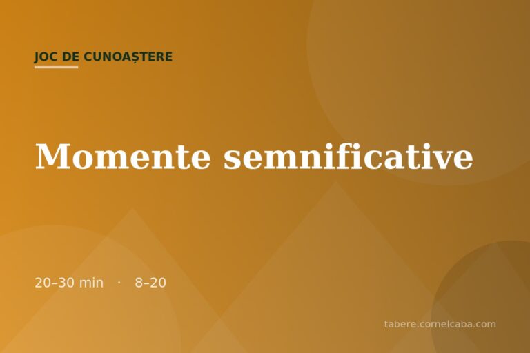 Ilustrație pentru jocul Momente semnificative