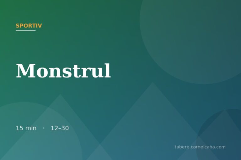 Ilustrație pentru jocul Monstrul