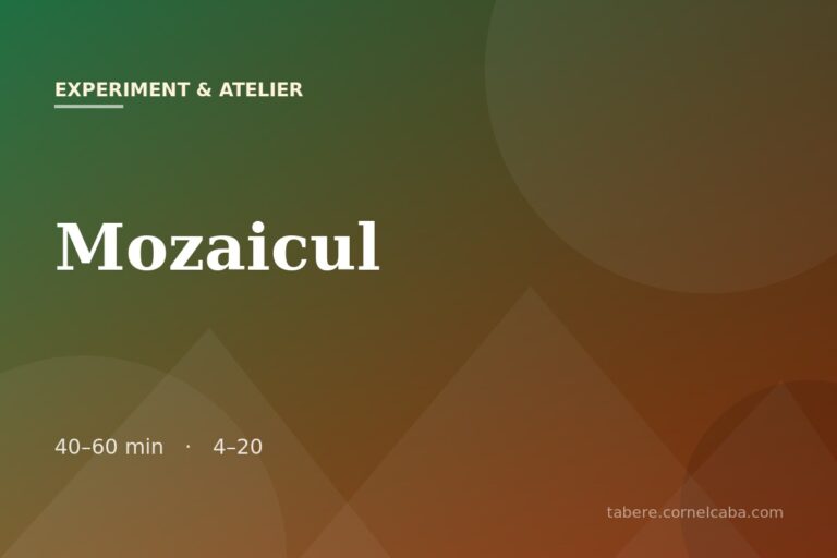 Ilustrație pentru jocul Mozaicul