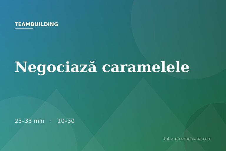 Ilustrație pentru jocul Negociază caramelele