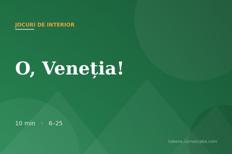 Ilustrație pentru jocul O, Veneția!