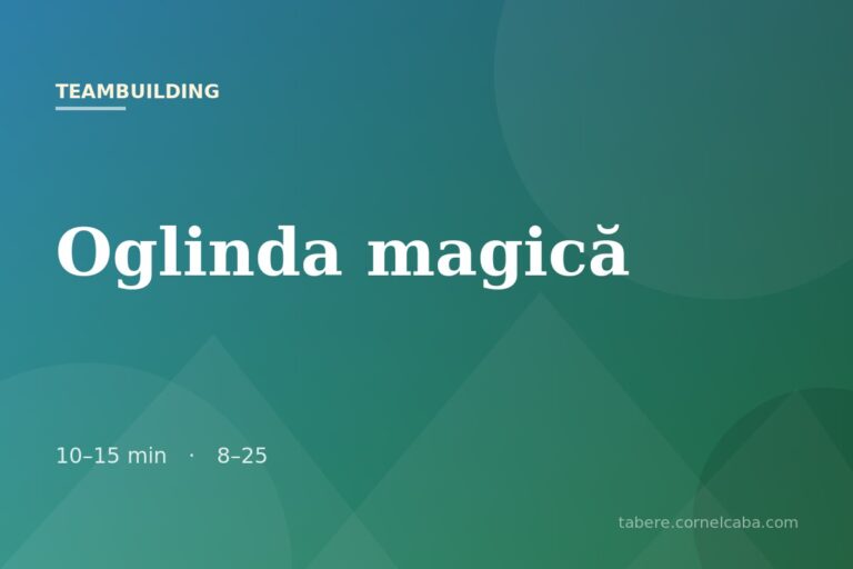 Ilustrație pentru jocul Oglinda magică