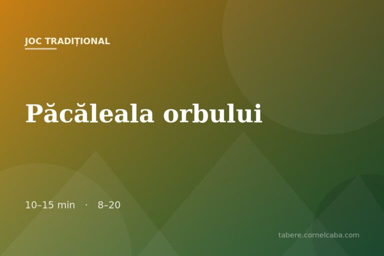 Ilustrație pentru jocul Păcăleala orbului