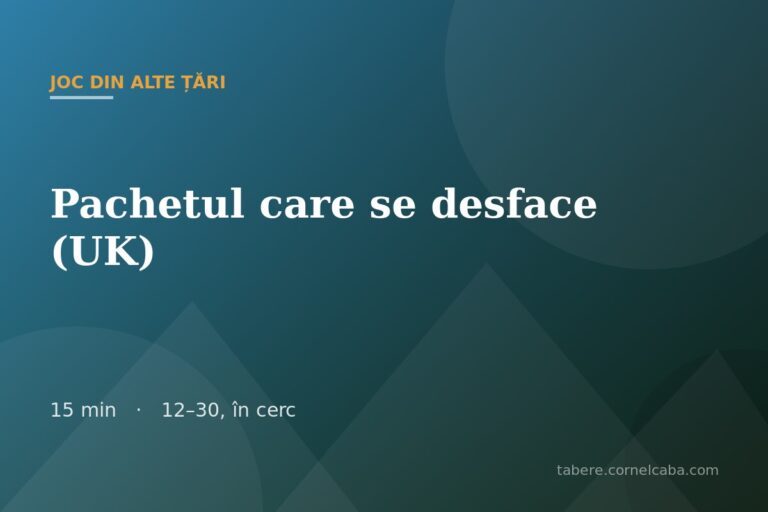 Ilustrație pentru jocul Pachetul care se desface (UK)
