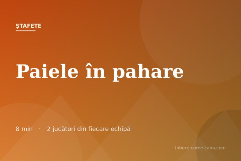 Ilustrație pentru jocul Paiele în pahare
