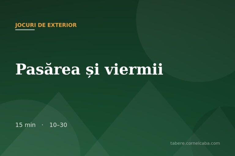 Ilustrație pentru jocul Pasărea și viermii