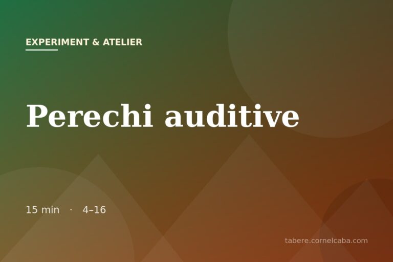 Ilustrație pentru jocul Perechi auditive