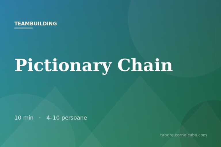 Ilustrație pentru jocul Pictionary Chain