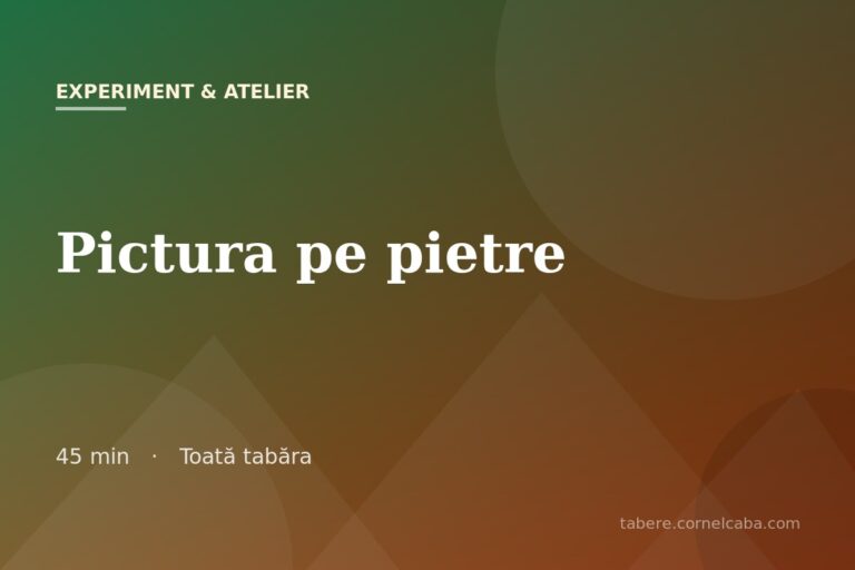 Ilustrație pentru jocul Pictura pe pietre