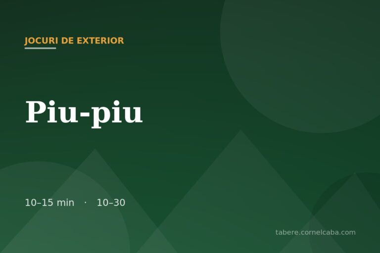 Ilustrație pentru jocul Piu-piu