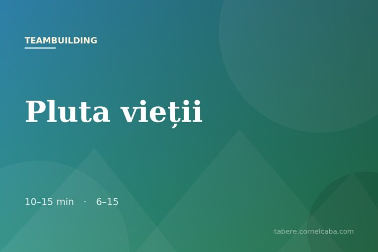Ilustrație pentru jocul Pluta vieții