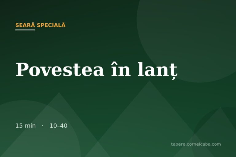 Ilustrație pentru jocul Povestea în lanț