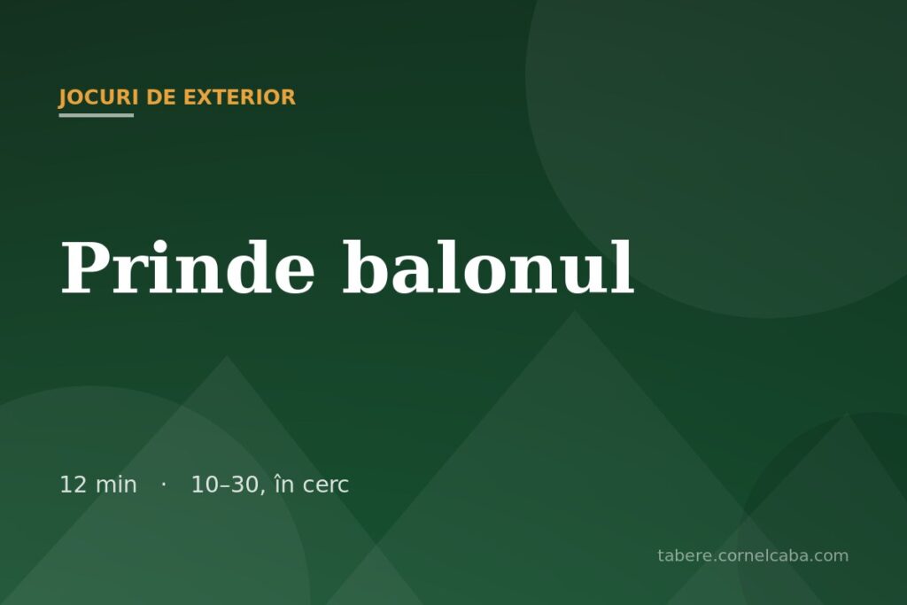 Ilustrație pentru jocul Prinde balonul