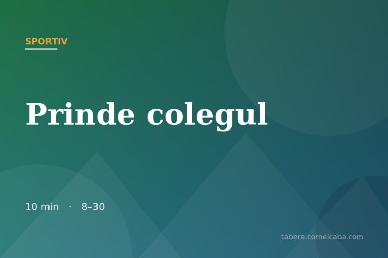 Ilustrație pentru jocul Prinde colegul
