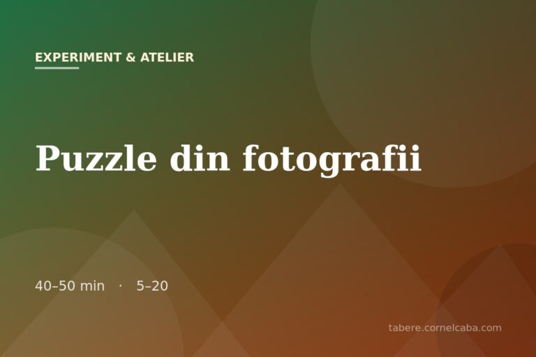 Ilustrație pentru jocul Puzzle din fotografii