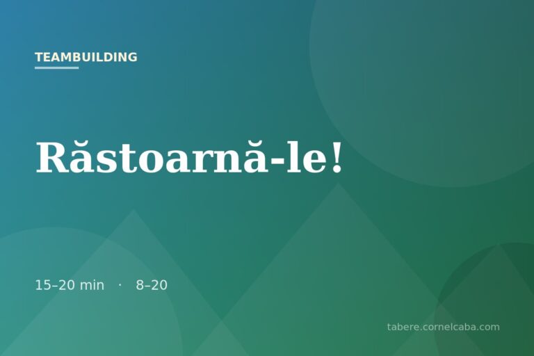 Ilustrație pentru jocul Răstoarnă-le!