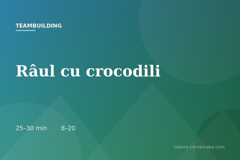 Ilustrație pentru jocul Râul cu crocodili
