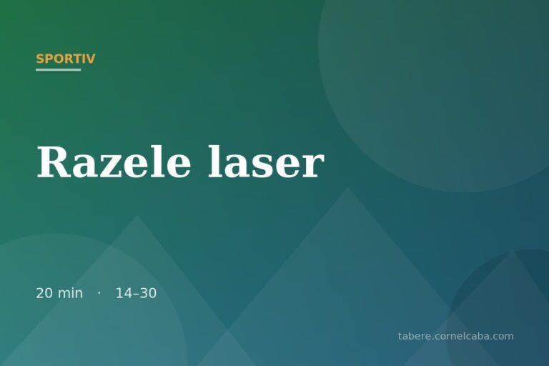 Ilustrație pentru jocul Razele laser