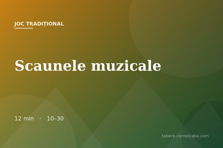 Ilustrație pentru jocul Scaunele muzicale