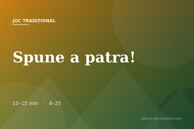 Ilustrație pentru jocul Spune a patra!