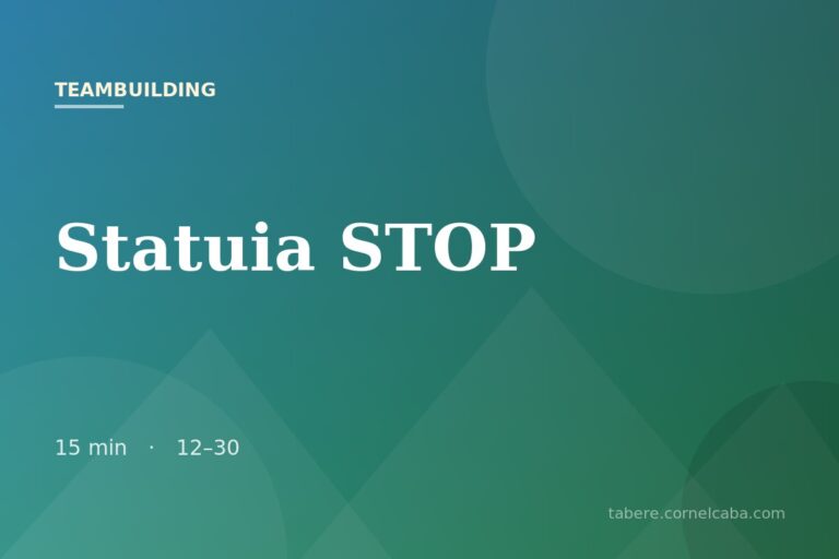 Ilustrație pentru jocul Statuia STOP